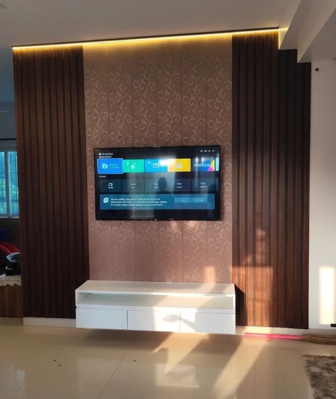 Wooden finish with charm